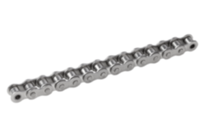 Rollenketten einfach Edelstahl DIN ISO 606, geschweifte Lasche Rollenketten einfach Edelstahl DIN ISO 606, geschweifte Lasche
