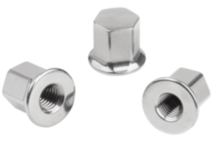 Hutmuttern Edelstahl mit Bund für Dicht- und Unterlegscheiben Hygienic USIT® Hutmuttern Edelstahl mit Bund für Dicht- und Unterlegscheiben Hygienic USIT®